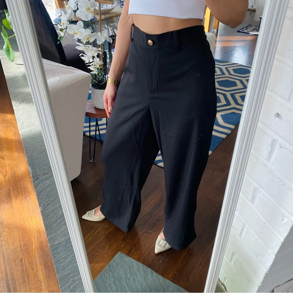 MICHAEL KORS Black Elegant Wide Leg Trouser! 🖤